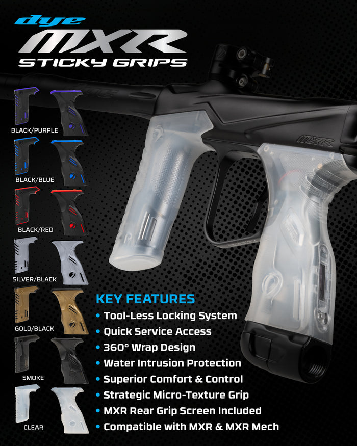 DYE MXR Sticky Grip Kit - Black/Red