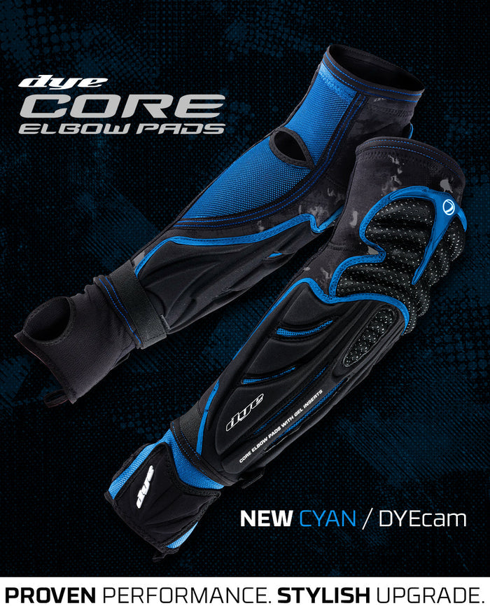 DYE Performance Elbow Pads - Dyecam Cyan