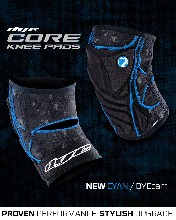 DYE Performance Knee Pads - Dyecam Cyan