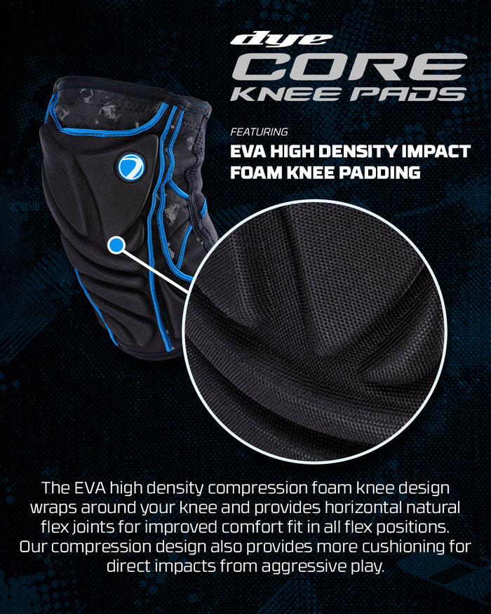 DYE Performance Knee Pads - Dyecam Cyan