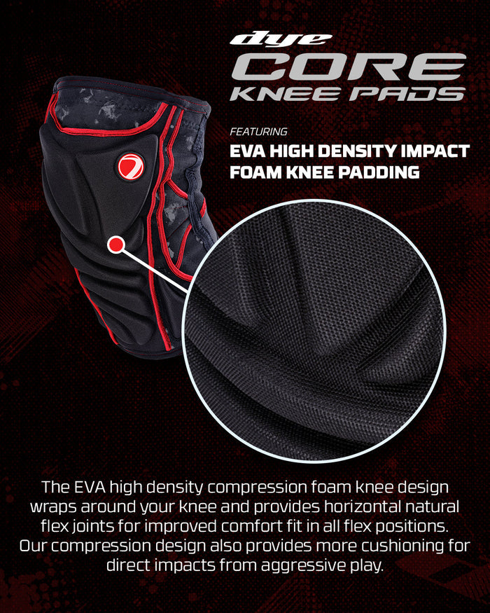 DYE Performance Knee Pads - Dyecam Red