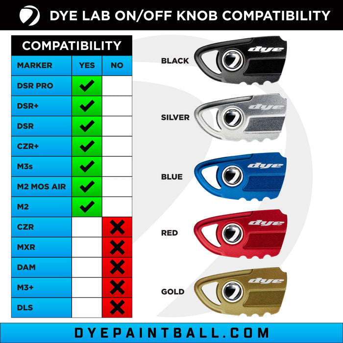 DYELab Skeletonized ASA Knob for DYE DSR, CZR+, M2/M3s Markers