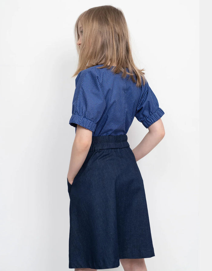 Elastic Waist Maxi Skirt Sewing Pattern, The Assembly Line