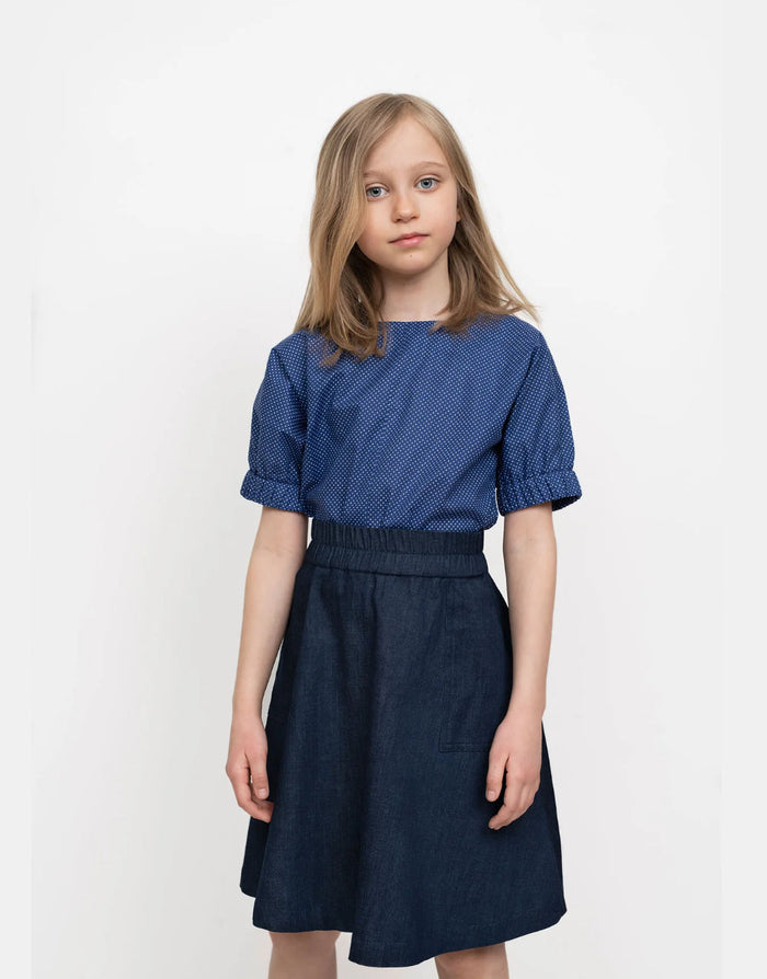 Elastic Waist Maxi Skirt Sewing Pattern, The Assembly Line