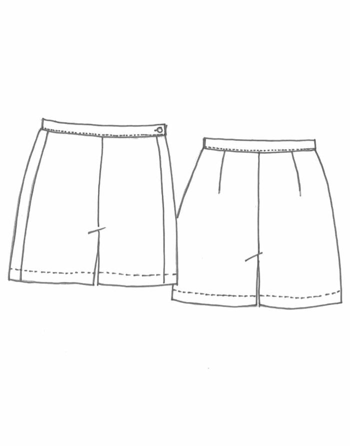 Tessuti Trousers & Shorts Esther Shorts Sewing Pattern, Tessuti 14769