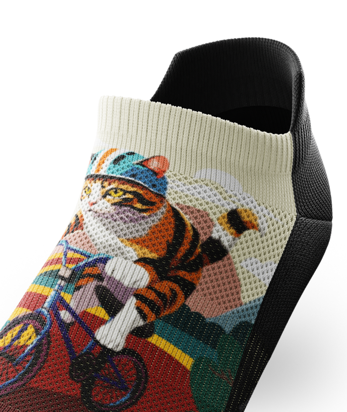 Fast and Furriest Athletic Ankle Socks