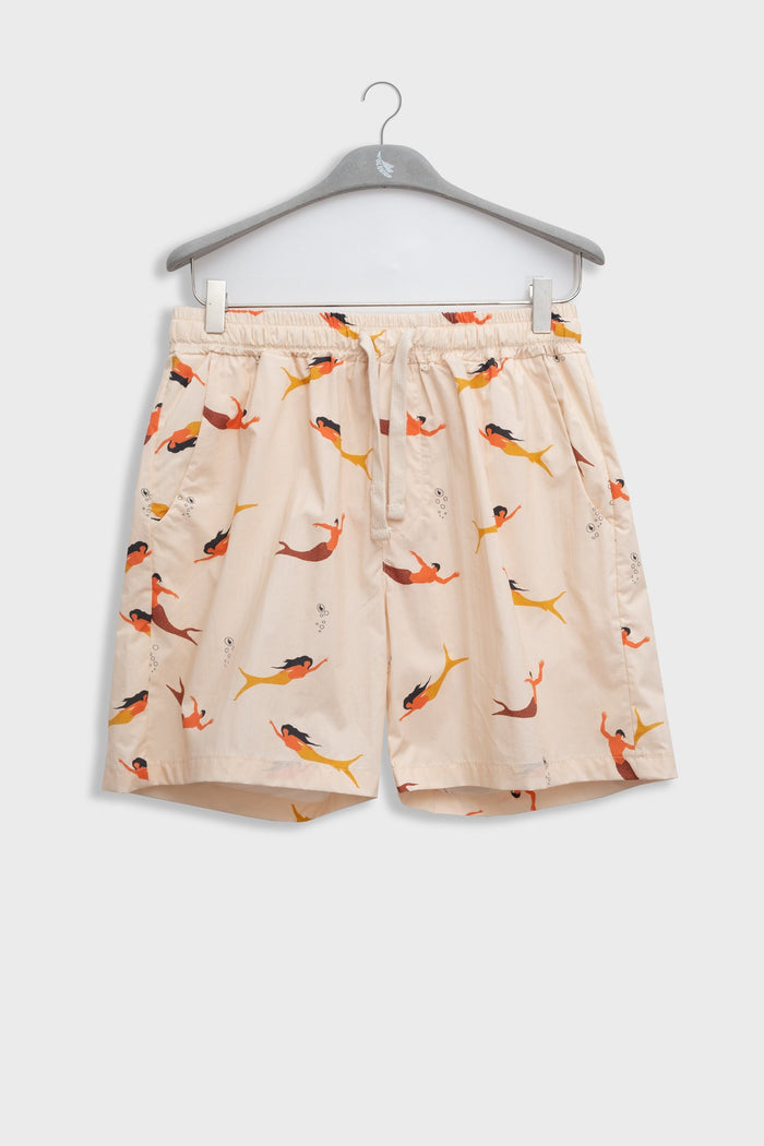 Fede Shorts Mermaid Cream - Polonio Uruguay