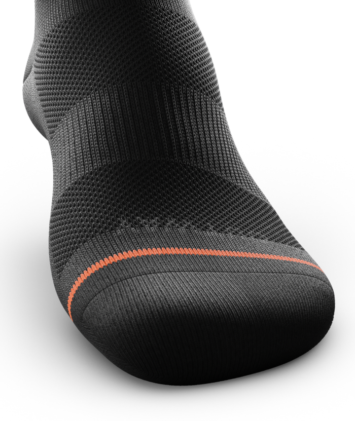 Flagship Black Athletic Crew Socks 6-Pack
