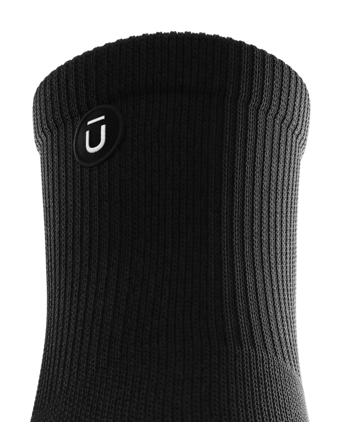 Flagship Black Athletic Quarter Socks 3-Pack