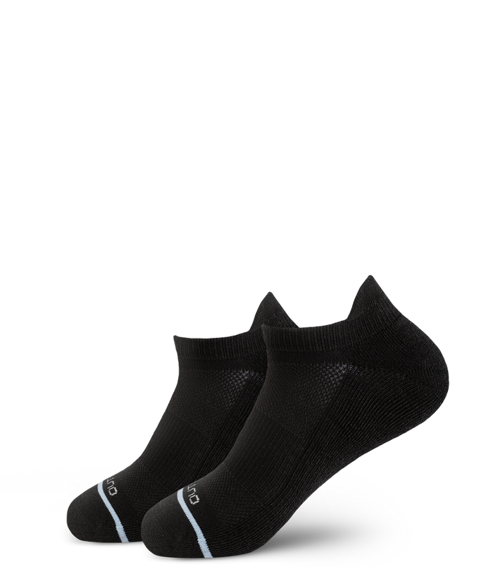 Flagship Black Supima Cotton Ankle Socks