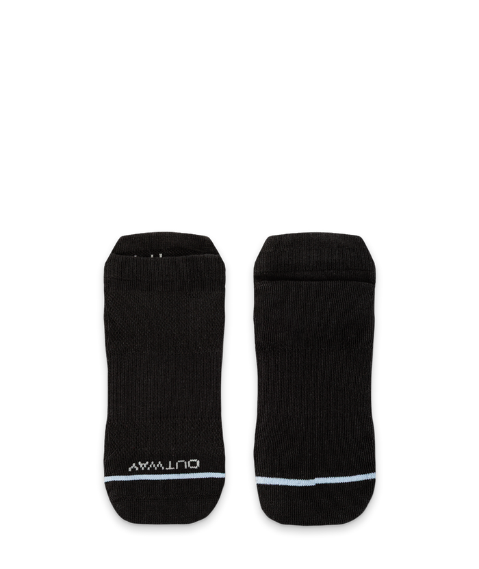 Flagship Black Supima Cotton Ankle Socks