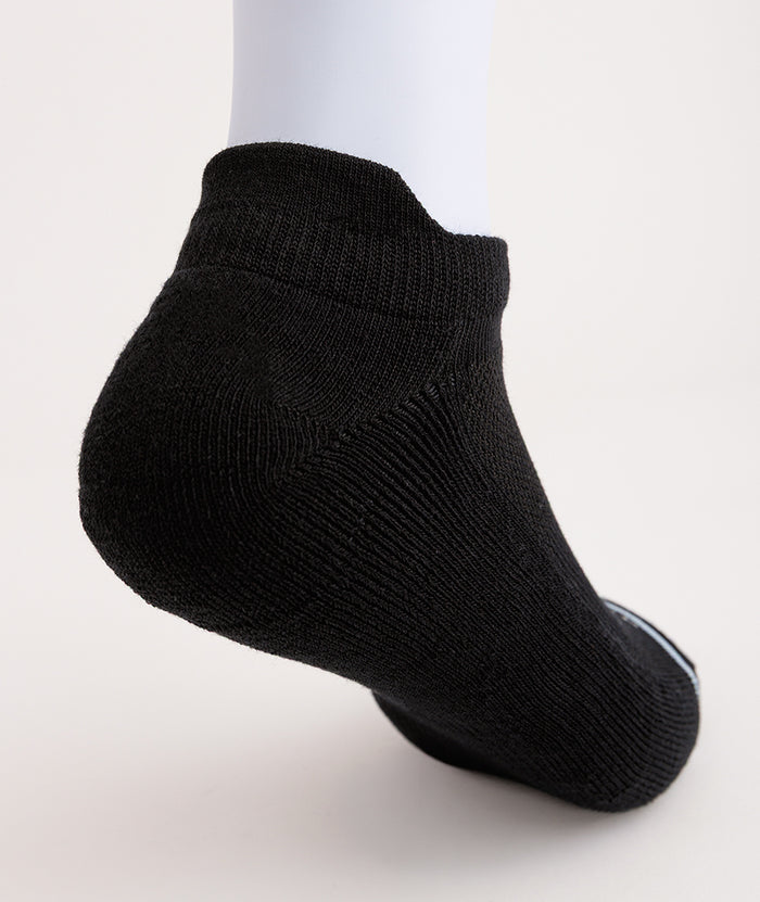 Flagship Black Supima Cotton Ankle Socks