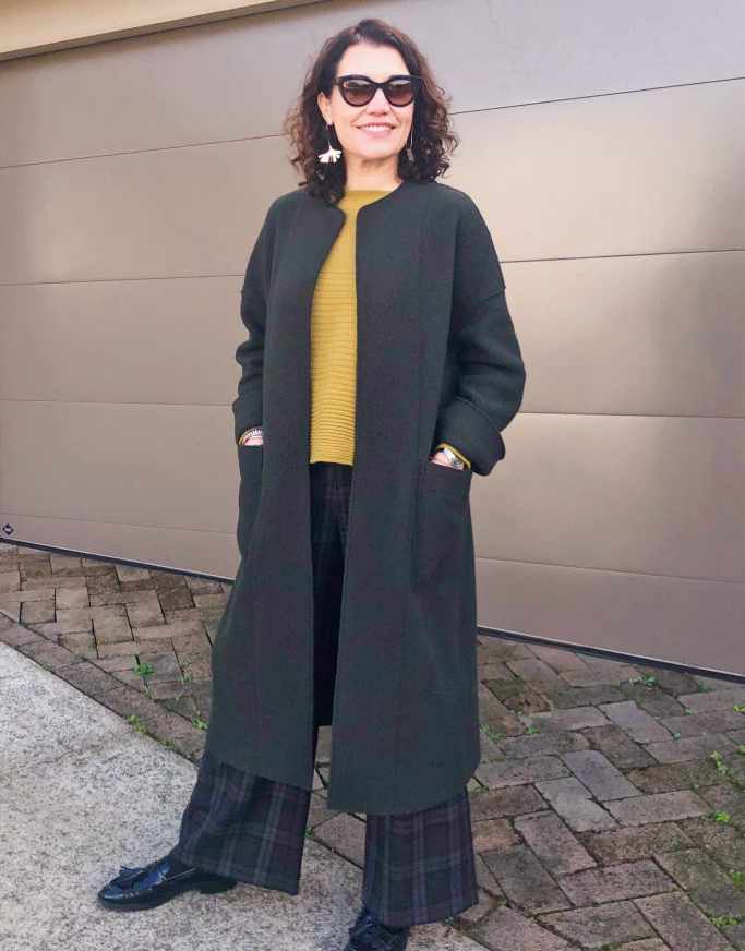 Florence Coat Sewing Pattern, Tessuti