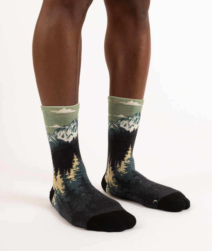Free Ride Merino Wool Lite Crew Socks