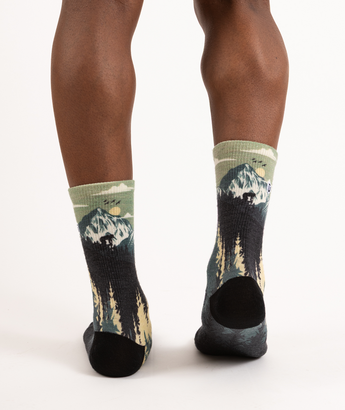 Free Ride Merino Wool Lite Crew Socks