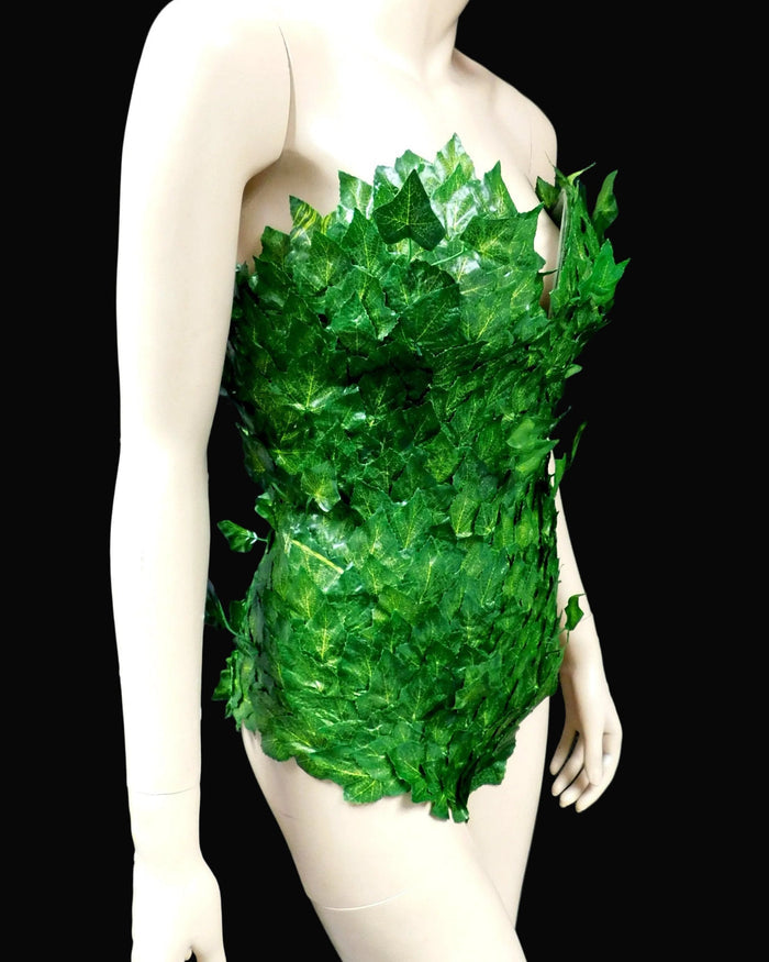 Full Mother Nature Nightshade Botanical Villain Monokini Body Suit Costume Rave Bra Cosplay Halloween