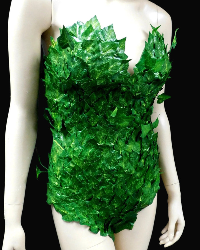 Full Mother Nature Nightshade Botanical Villain Monokini Body Suit Costume Rave Bra Cosplay Halloween