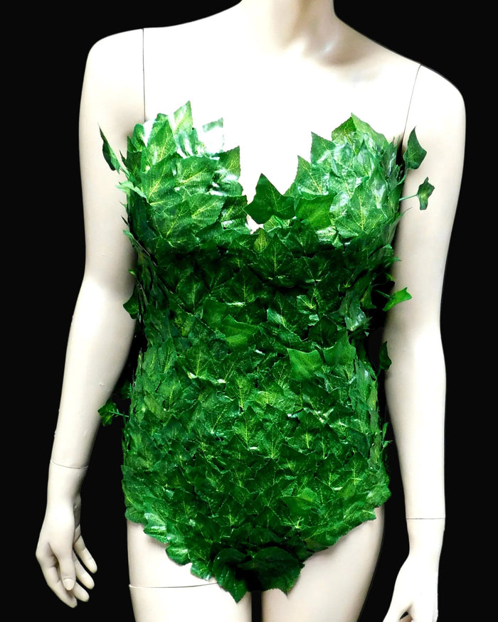 Full Mother Nature Nightshade Botanical Villain Monokini Body Suit Costume Rave Bra Cosplay Halloween