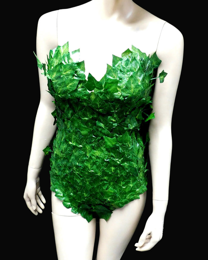 Full Mother Nature Nightshade Botanical Villain Monokini Body Suit Costume Rave Bra Cosplay Halloween