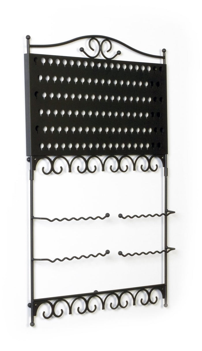 Wall Mounted Jewelry Organizer Black