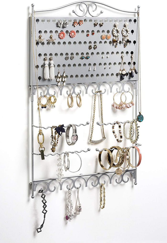 Mango Steam Silver Jewelry Organizer Display Holder