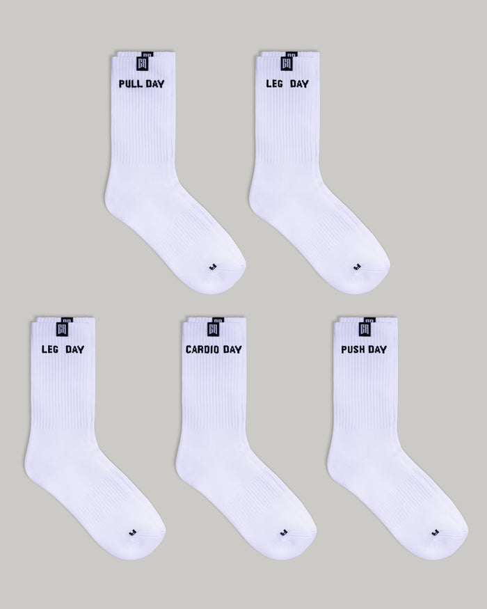 GA 5 PAIR WORKOUT SOCKS PACK