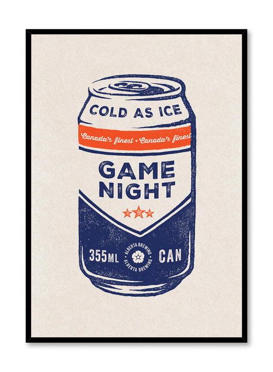 Game Night in Edmonton, Poster