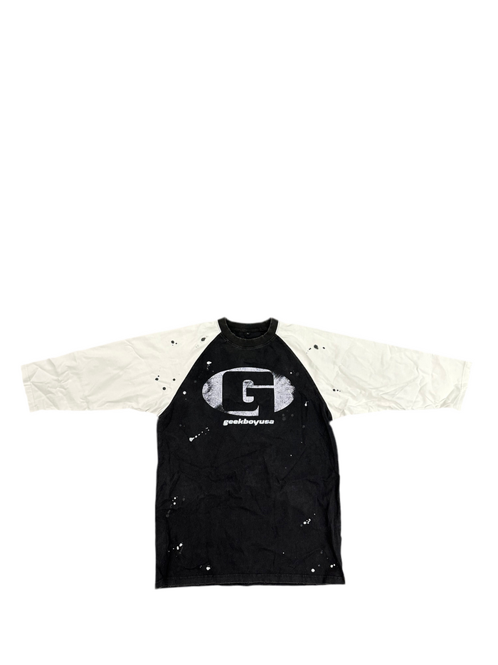 Geekboy USA 3/4 Sleeve "Black/White"