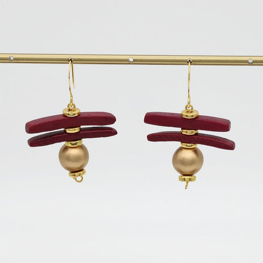 Gold Skylar Coastal Aura Earrings