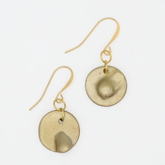Golden Glow Dangle Earrings