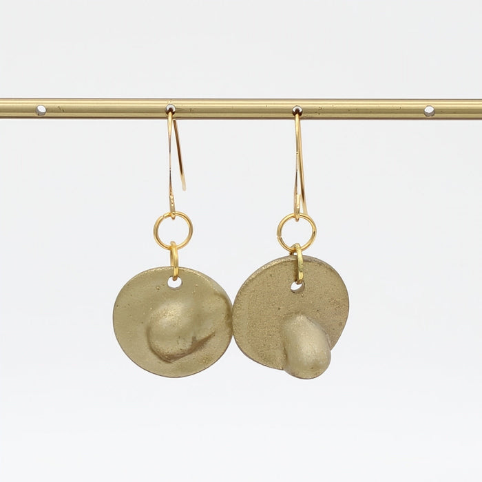Golden Glow Dangle Earrings