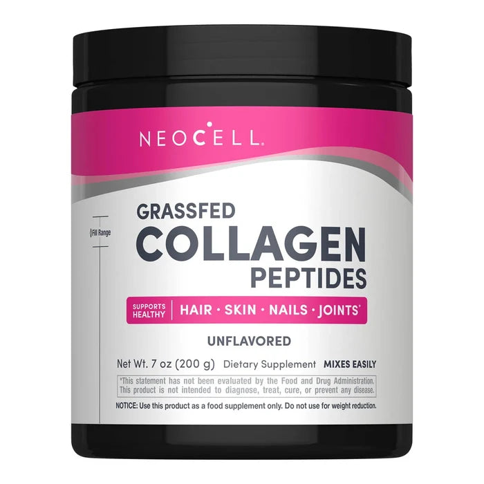 Neocell Grassfed Collagen Peptides container on a white background