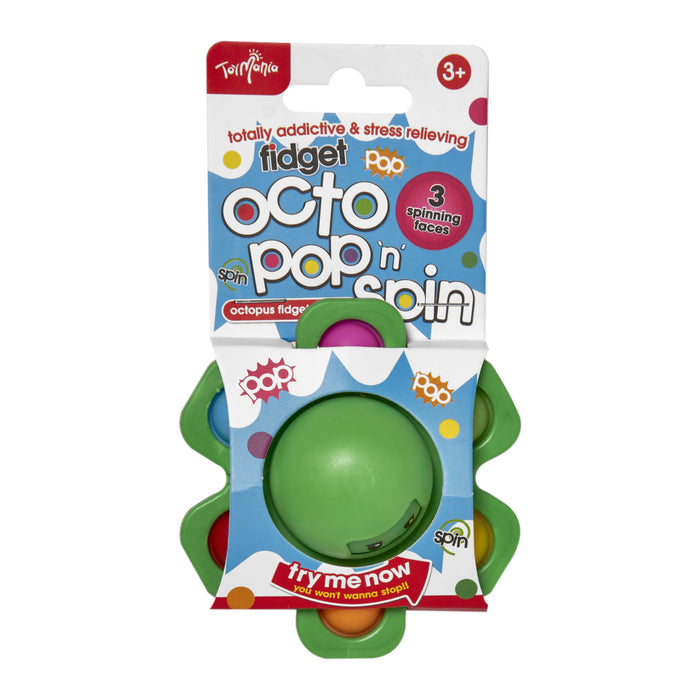 Green Octopus Spinning Fidget 334900-GREEN