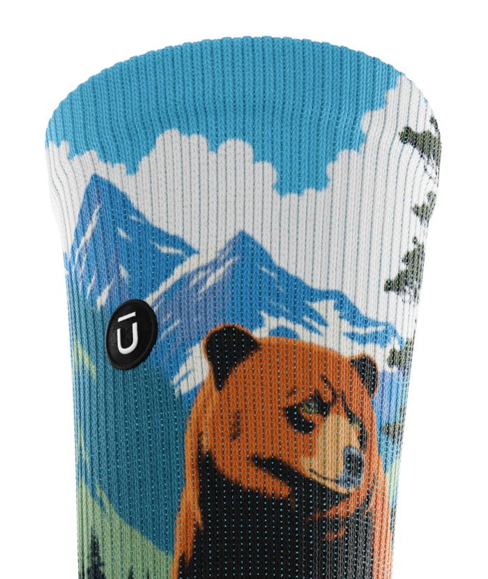 Grizzlies Athletic Crew Socks