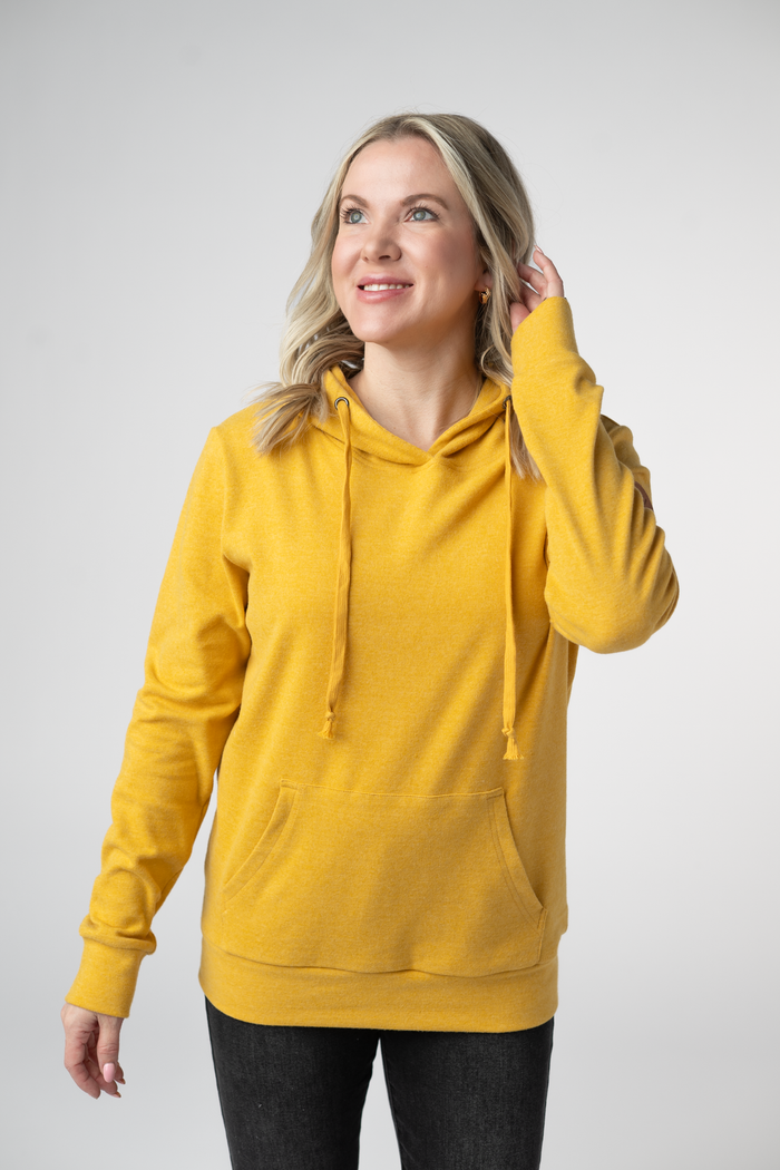 Hailey Hoodie - Mustard by Michelle Mae