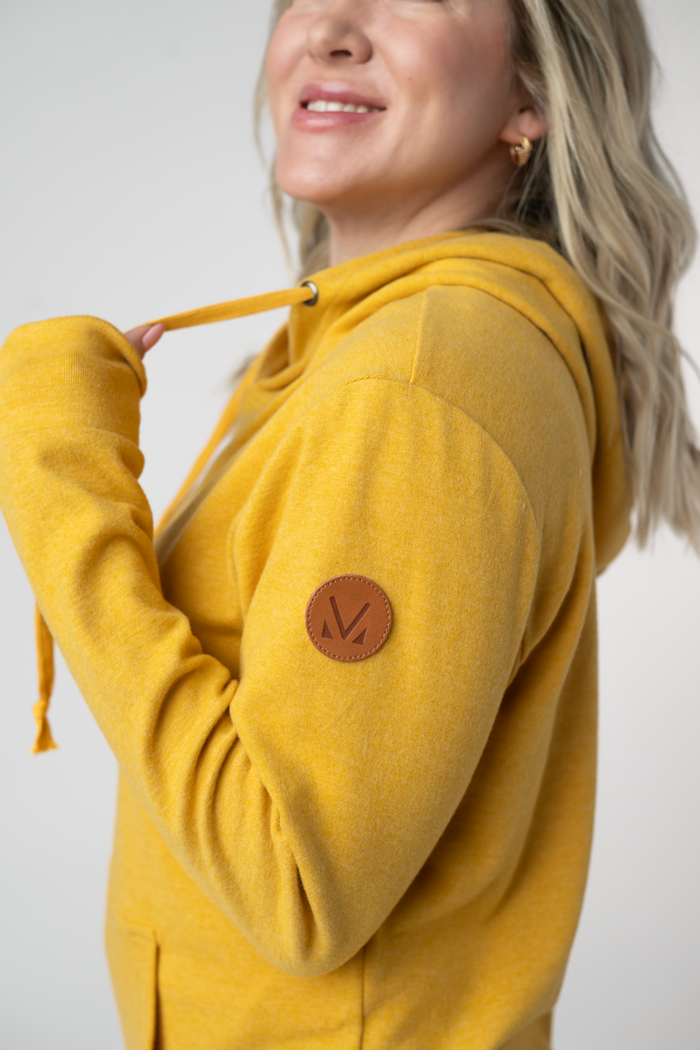 Hailey Hoodie - Mustard by Michelle Mae