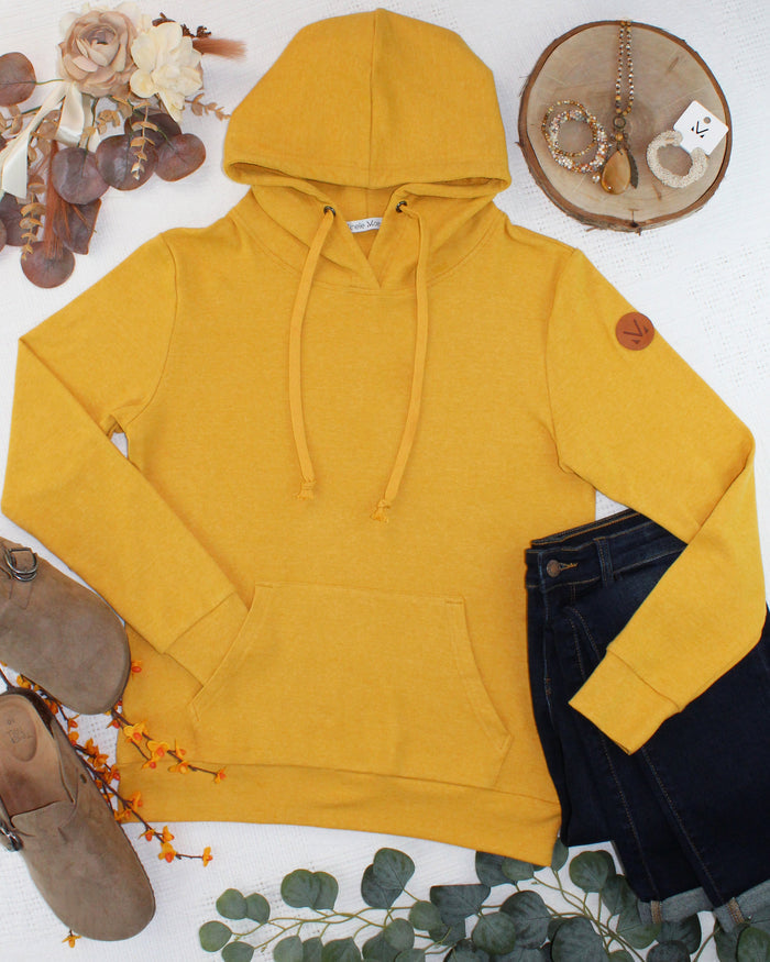 Hailey Hoodie - Mustard by Michelle Mae