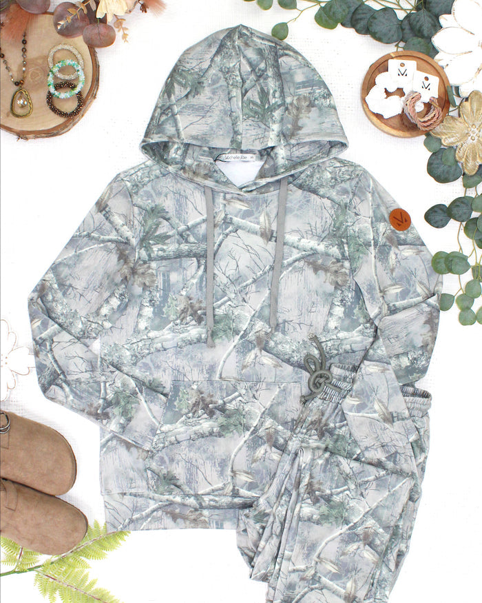 Hailey Pullover Hoodie - Camo by Michelle Mae