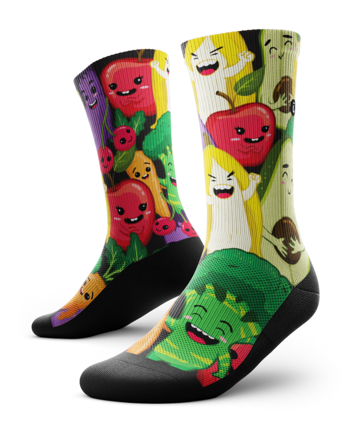 Happy Harvest Athletic Crew Socks