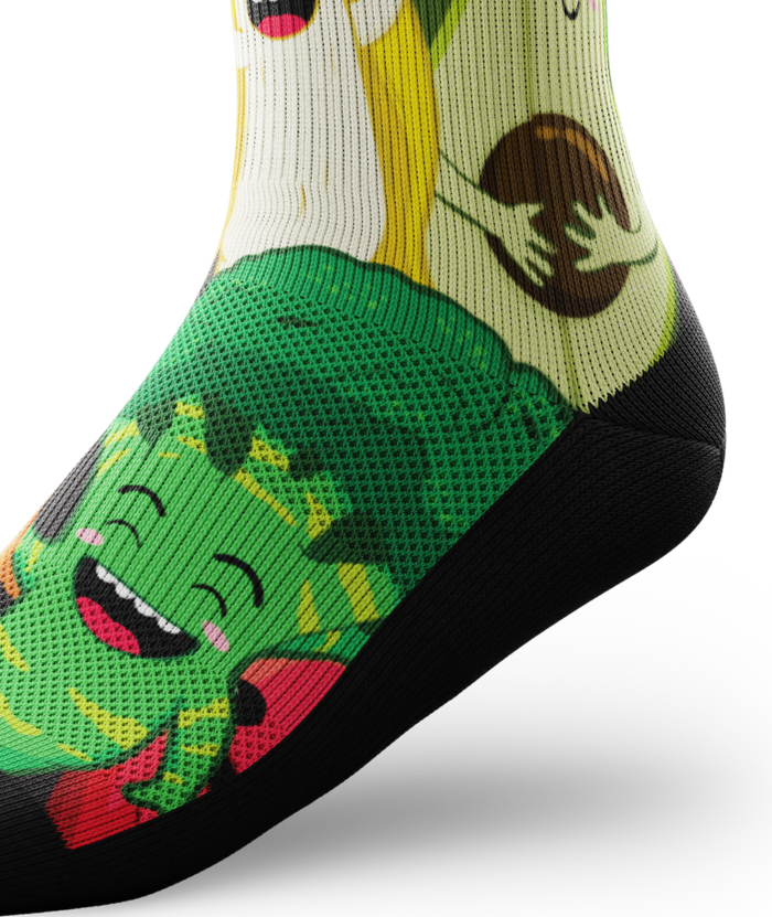 Happy Harvest Athletic Crew Socks
