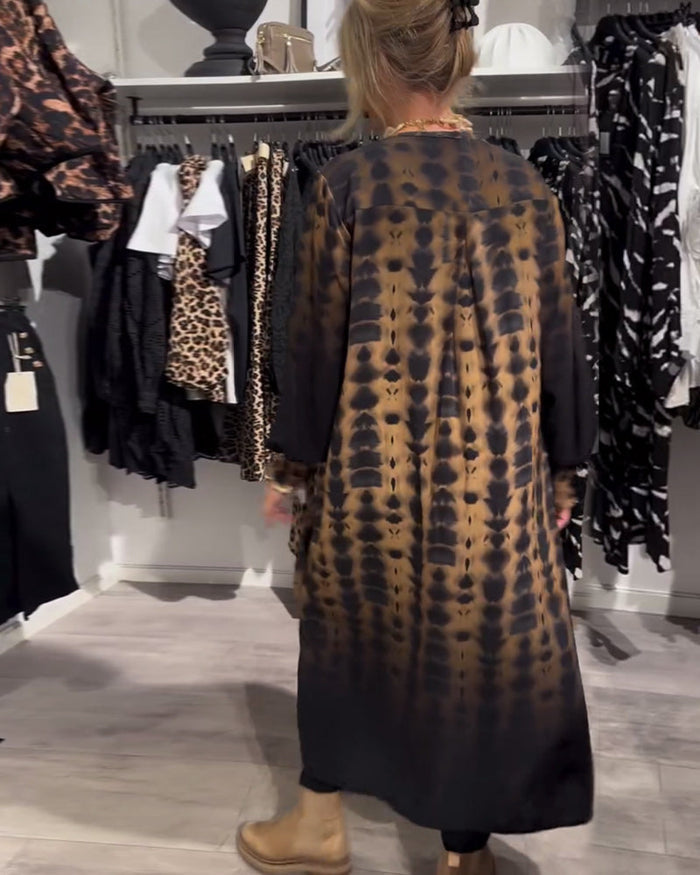 Héloïse - Robe féminine marron polyvalente