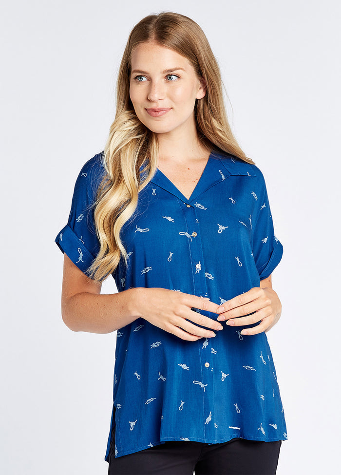 Heron Shirt - Kingfisher - EU 36