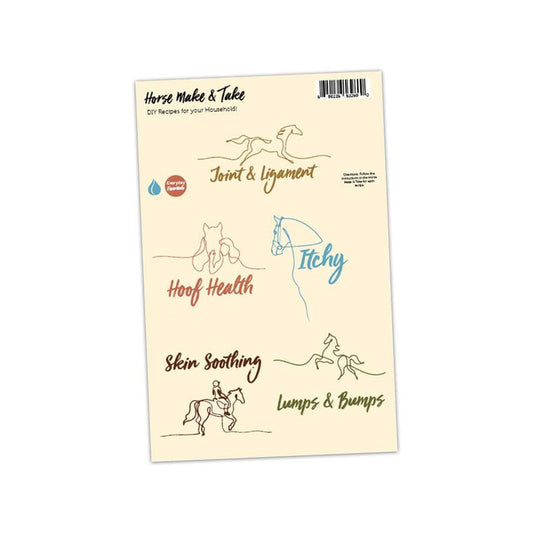 Horses Labels & Lid Stickers at Your Oil Tools