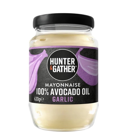 Hunter & Gather Avocado Oil Mayonnaise Garlic 630g