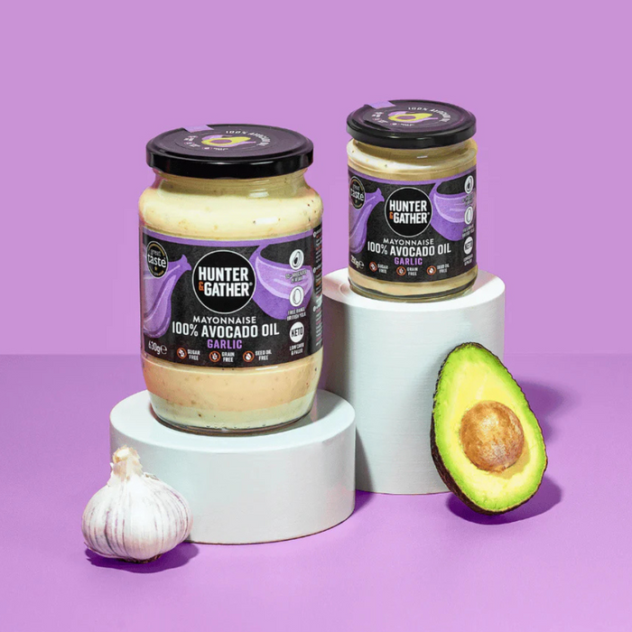 Hunter & Gather Avocado Oil Mayonnaise Garlic 630g