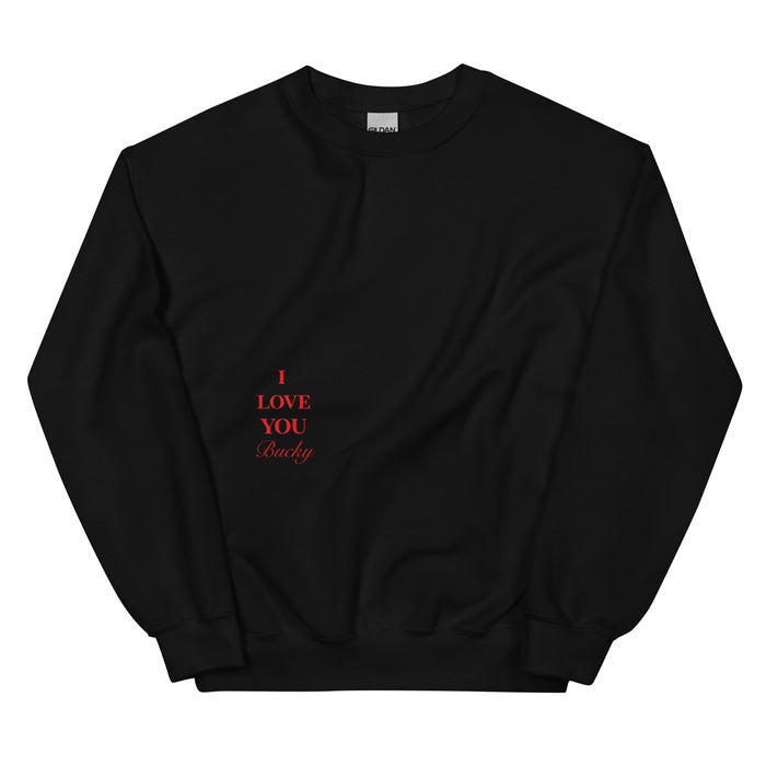 I Love Bucky Crew Sweatshirt