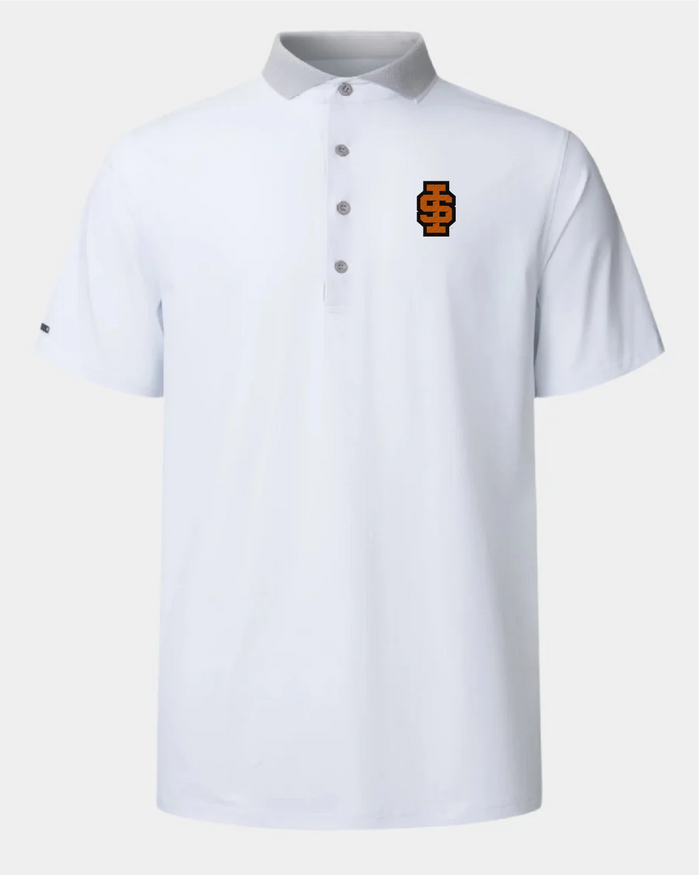 Idaho State Monarch Polo White