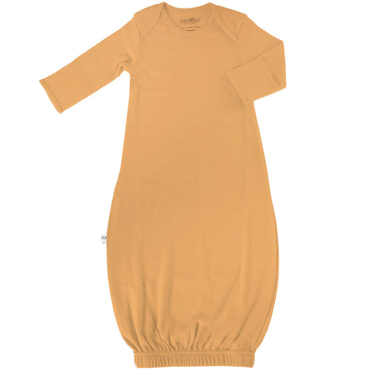 Imperfect Baby Gown, Merino Wool, 0-6 Months, Honey