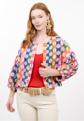 IVY JANE JACKET RAINBOW DAISY