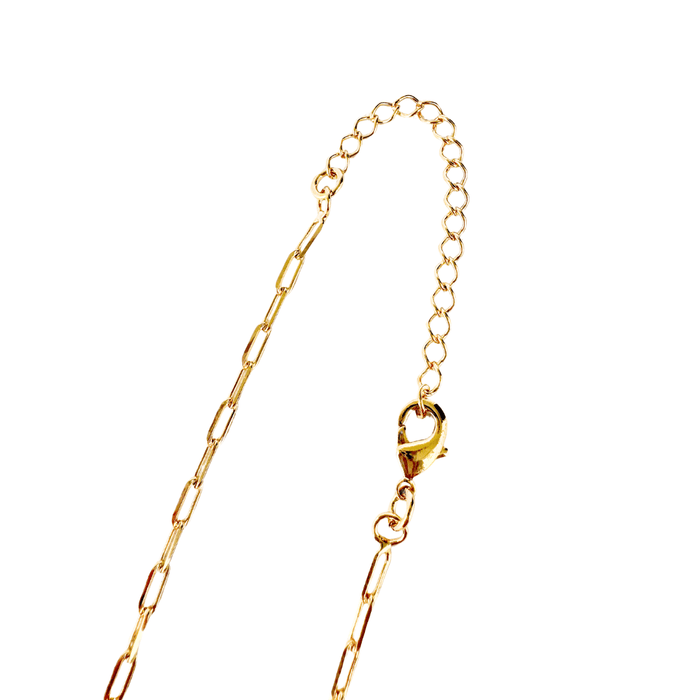 Jackie Tides Gold Filled Everyday Mini Paperclip Necklace